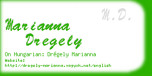 marianna dregely business card